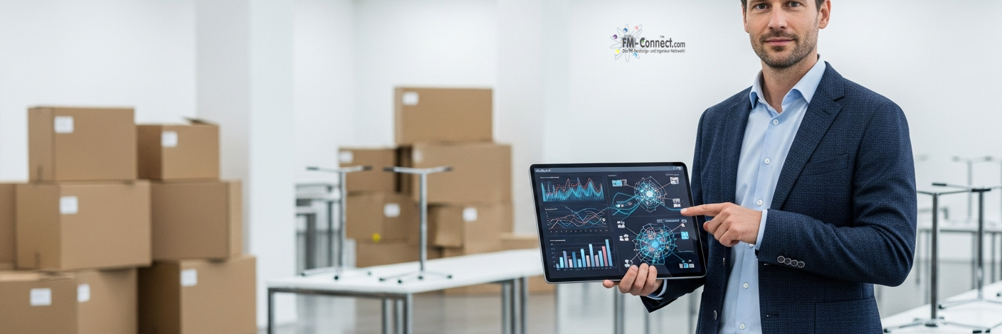 Umzugshinweis Büro im Umzugsmanagement mit wichtigen Informationen für Mitarbeitende